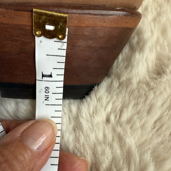 Frye Moto Shoe Booties. Size 6M Fawn color. Light Tan. Very Clean. Nice zippers - Picture 7 of 7